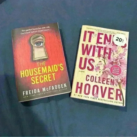 It ends with us book and the housemaids secret book. Bundle. - Picture 1 of 2